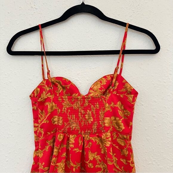 Urban Outfitters Orion Bustier Floral Mini Dress Size XS - Picture 7 of 10